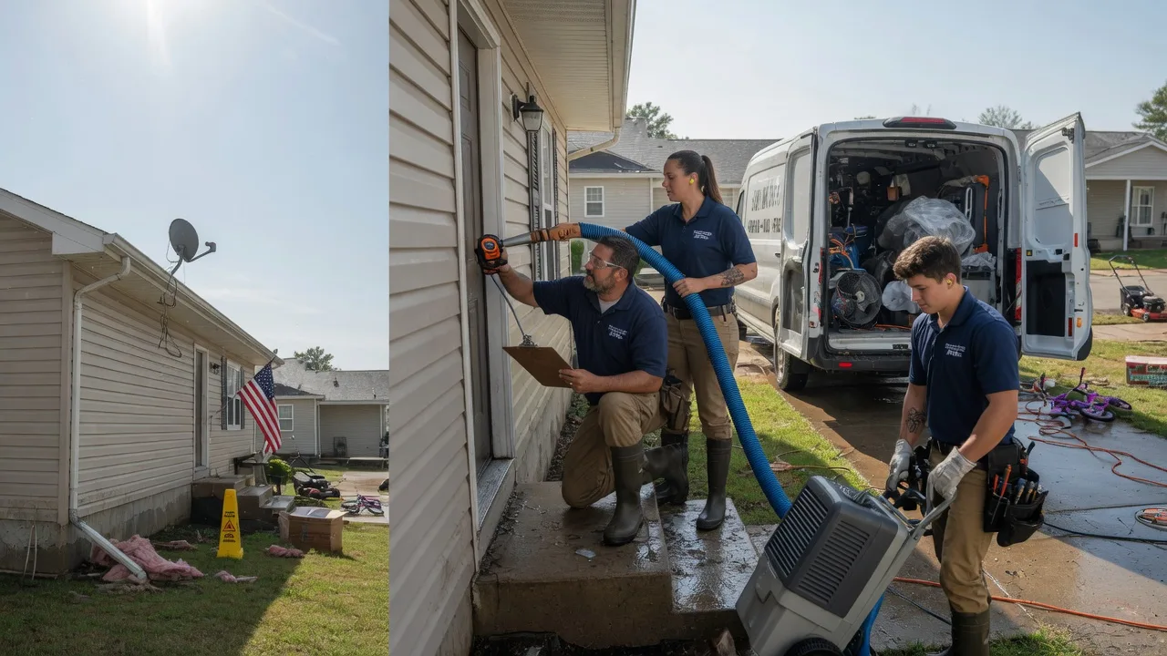 Ceiling Water Damage Restoration in Hopeton, OK near me